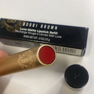 Bobbi Brown Lipstick Refill Luxe Matte Red Carpet 878